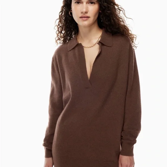 (SOLD) BABATON Merino Wool Blend Polo Sweater Pink Size XS - Picture 3 of 15